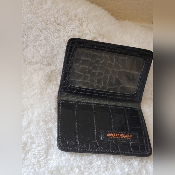 James Culver hand made wallet black - Picture 3 of 7